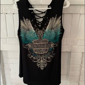 Harley Davidson Womens Top